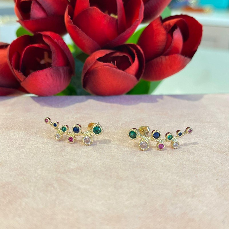 BRINCO EARCUFF COLORIDO