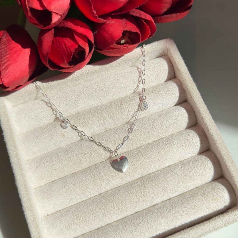 PULSEIRA CORAÇÃO PRATA 925