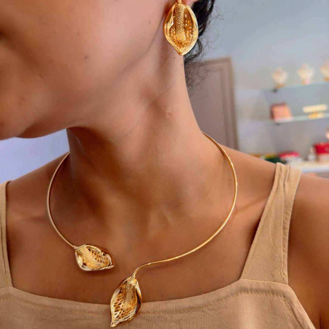 CHOKER ARO COPO DE LEITE