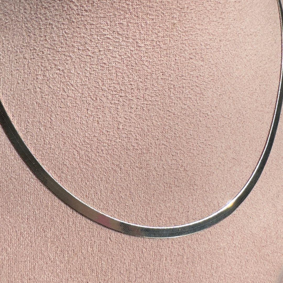 CHOKER FITA  PRATA 925