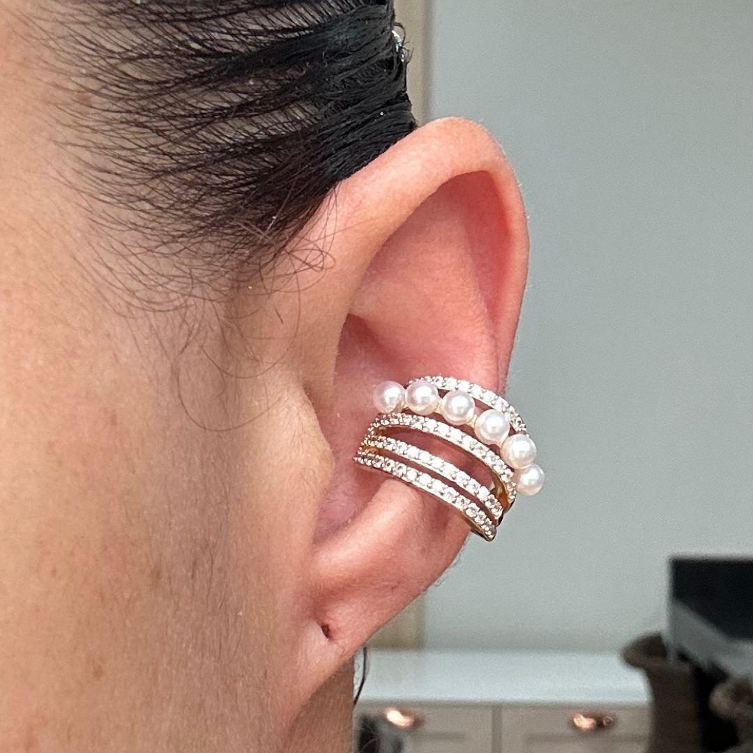 PIERCING FAKE PEROLA OURO